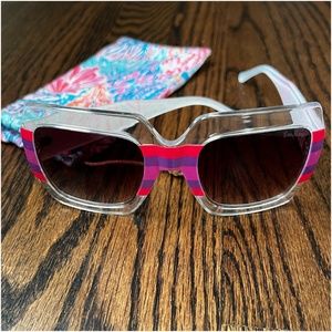 Lilly Pulitzer Splashdance Oversized Sunglasses NWT